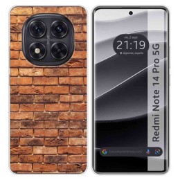 Funda Silicona para Xiaomi Redmi Note 14 Pro 5G diseño Ladrillo 04 Dibujos