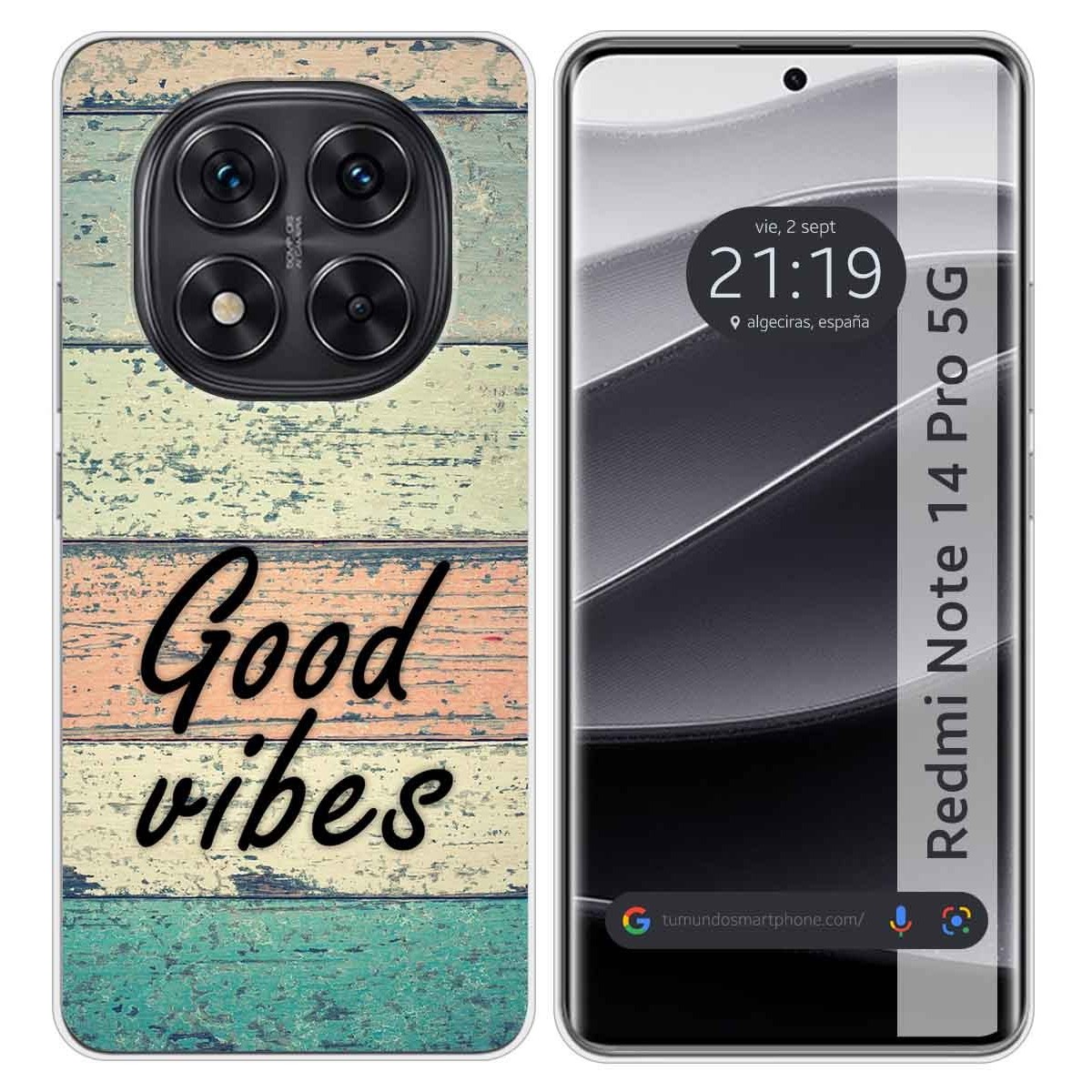 Funda Silicona para Xiaomi Redmi Note 14 Pro 5G diseño Madera 01 Dibujos