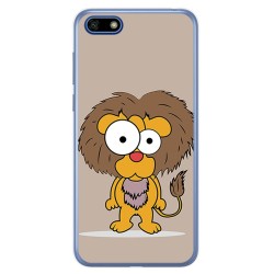 Funda Gel Tpu para Huawei Honor 7S / Y5 2018 Diseño Leon Dibujos