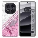 Funda Silicona para Xiaomi Redmi Note 14 Pro 5G diseño Mármol 03 Dibujos