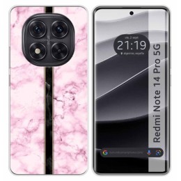 Funda Silicona para Xiaomi Redmi Note 14 Pro 5G diseño Mármol 04 Dibujos
