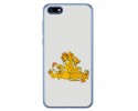 Funda Gel Tpu para Huawei Honor 7S / Y5 2018 Diseño Leones Dibujos