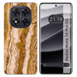 Funda Silicona para Xiaomi Redmi Note 14 Pro 5G diseño Mármol 10 Dibujos