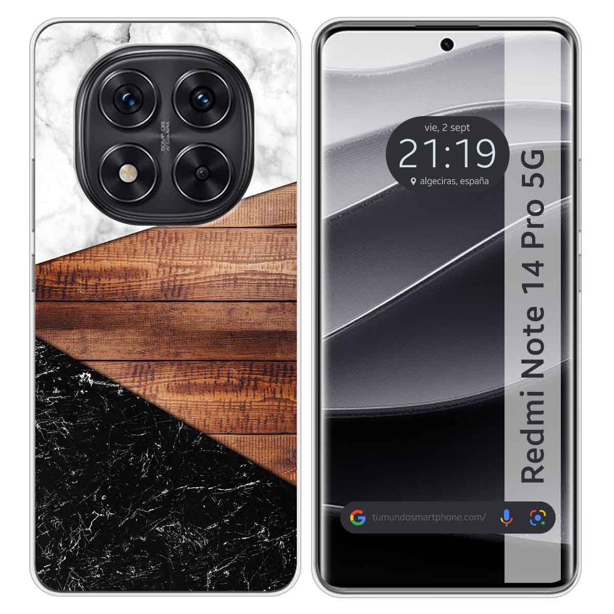 Funda Silicona para Xiaomi Redmi Note 14 Pro 5G diseño Mármol 11 Dibujos