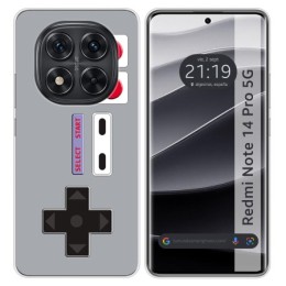 Funda Silicona para Xiaomi Redmi Note 14 Pro 5G diseño Consola Dibujos