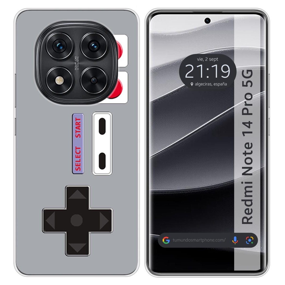 Funda Silicona para Xiaomi Redmi Note 14 Pro 5G diseño Consola Dibujos