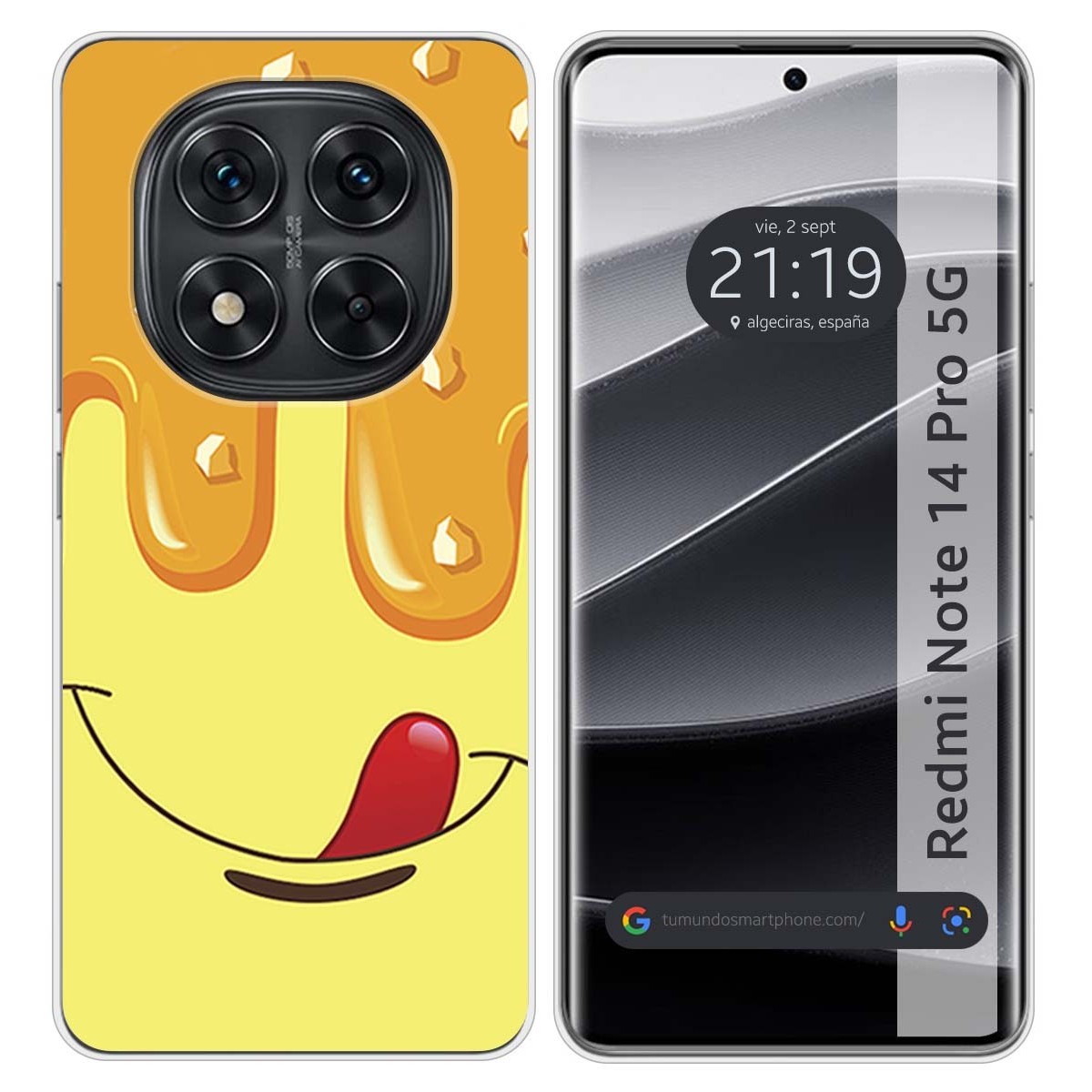 Funda Silicona para Xiaomi Redmi Note 14 Pro 5G diseño Helado Vainilla Dibujos