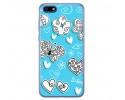 Funda Gel Tpu para Huawei Honor 7S / Y5 2018 Diseño Mariposas Dibujos