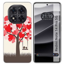 Funda Silicona para Xiaomi Redmi Note 14 Pro 5G diseño Pajaritos Dibujos