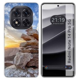 Funda Silicona para Xiaomi Redmi Note 14 Pro 5G diseño Sunset Dibujos