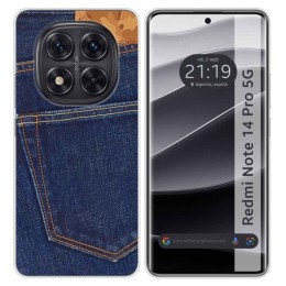 Funda Silicona para Xiaomi Redmi Note 14 Pro 5G diseño Vaquero Dibujos