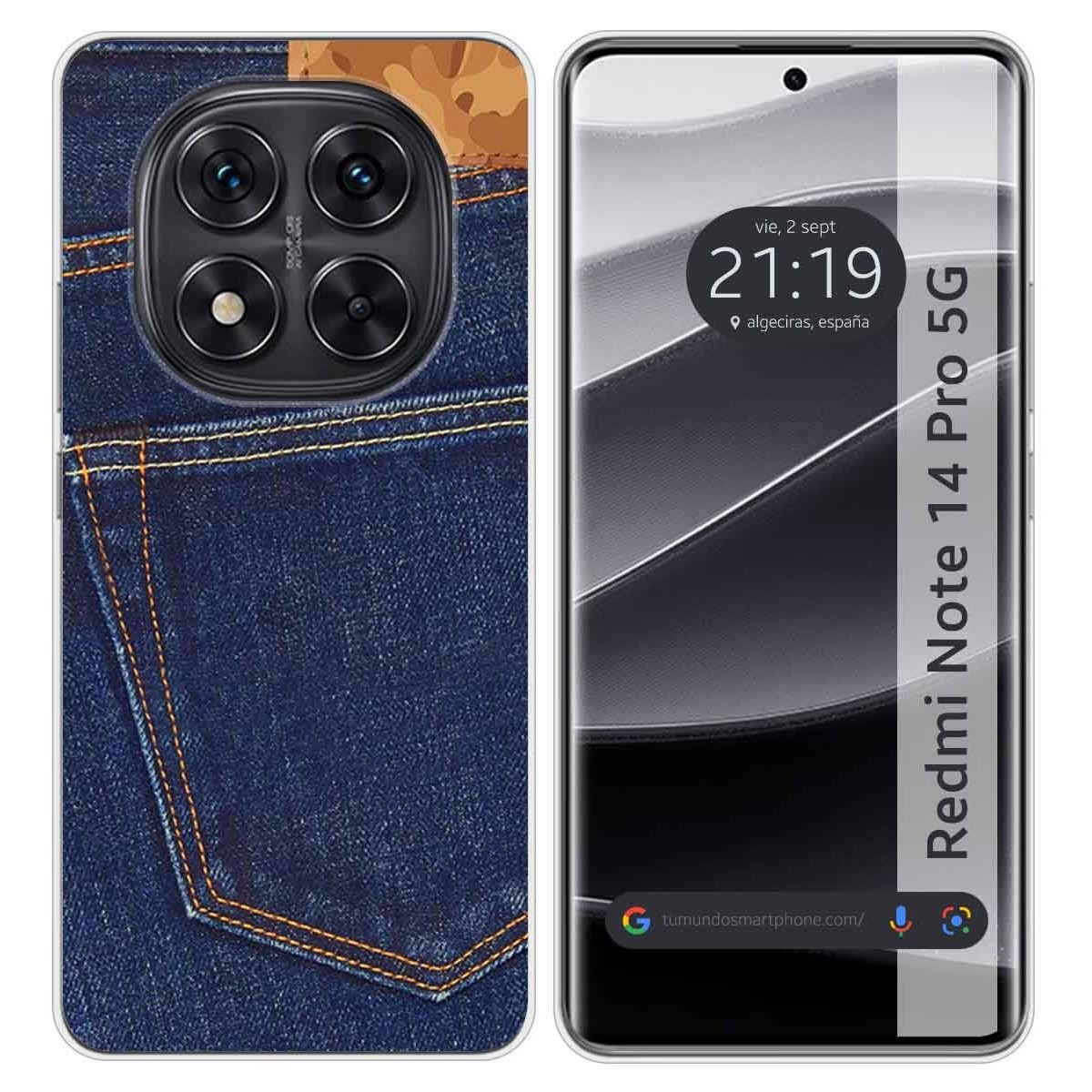 Funda Silicona para Xiaomi Redmi Note 14 Pro 5G diseño Vaquero Dibujos