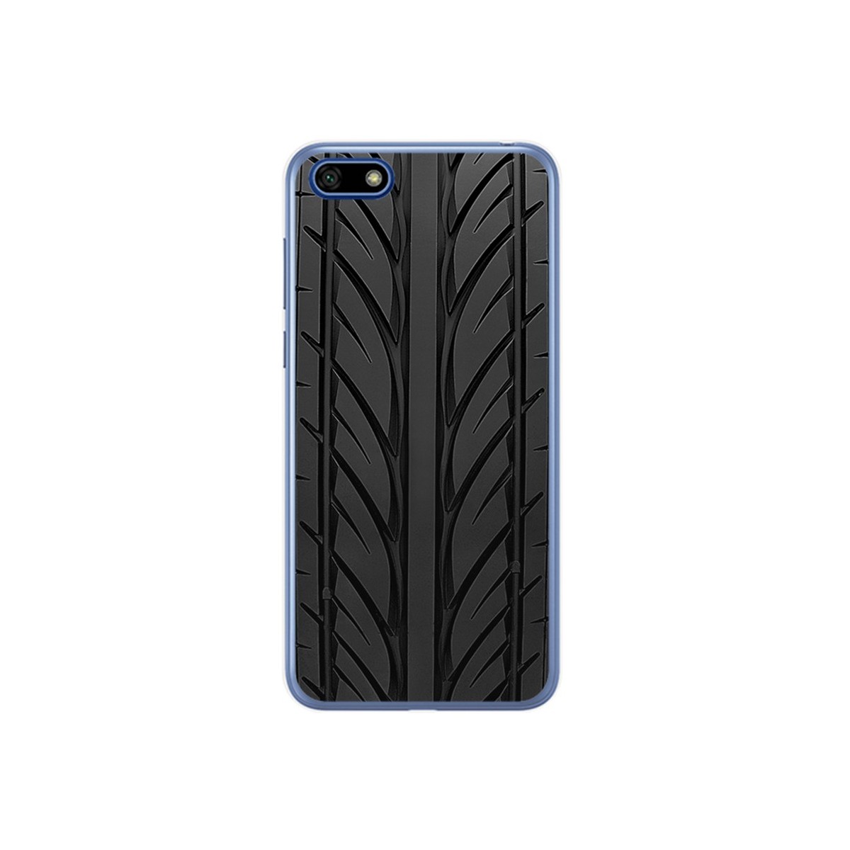 Funda Gel Tpu para Huawei Honor 7S / Y5 2018 Diseño Neumatico Dibujos
