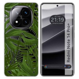 Funda Silicona Transparente para Xiaomi Redmi Note 14 Pro+ Plus 5G diseño Jungla Dibujos