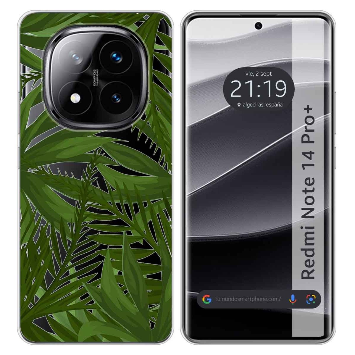 Funda Silicona Transparente para Xiaomi Redmi Note 14 Pro+ Plus 5G diseño Jungla Dibujos