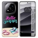 Funda Silicona Transparente para Xiaomi Redmi Note 14 Pro+ Plus 5G diseño Summer Dibujos