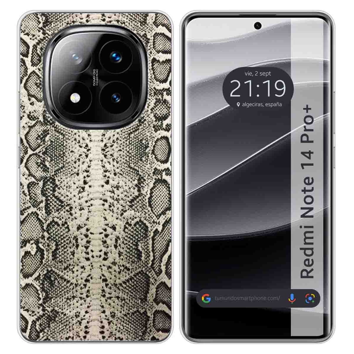 Funda Silicona para Xiaomi Redmi Note 14 Pro+ Plus 5G diseño Animal 01 Dibujos