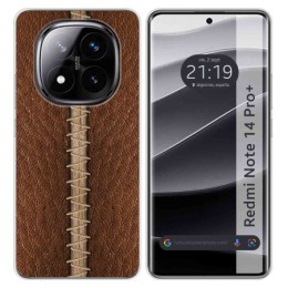 Funda Silicona para Xiaomi Redmi Note 14 Pro+ Plus 5G diseño Cuero 01 Dibujos