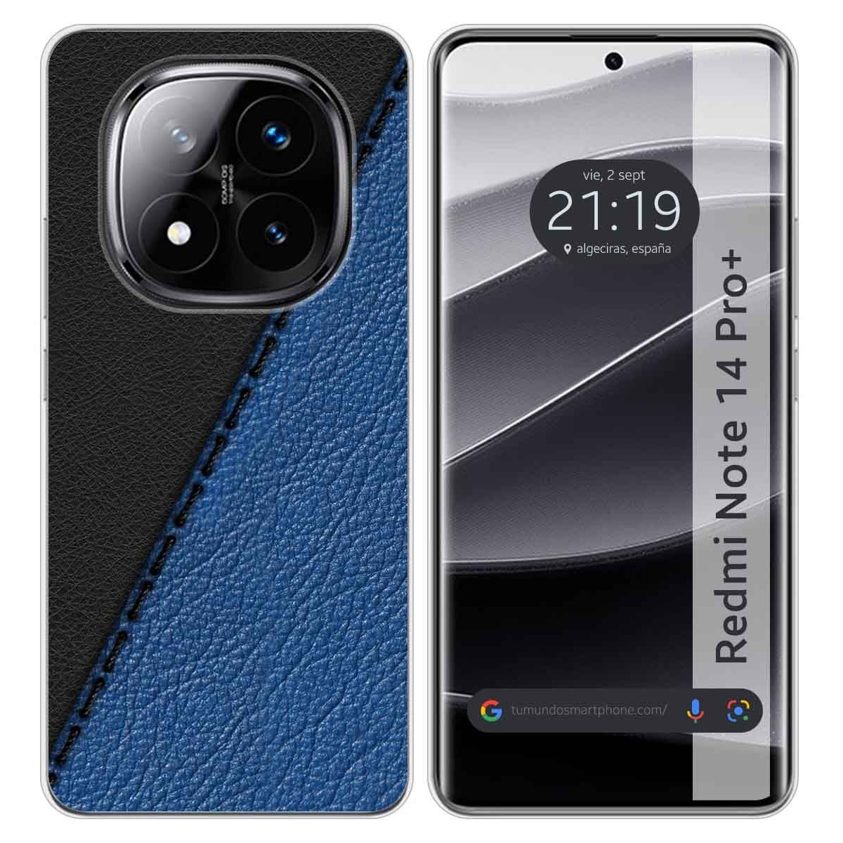 Funda Silicona para Xiaomi Redmi Note 14 Pro+ Plus 5G diseño Cuero 02 Dibujos