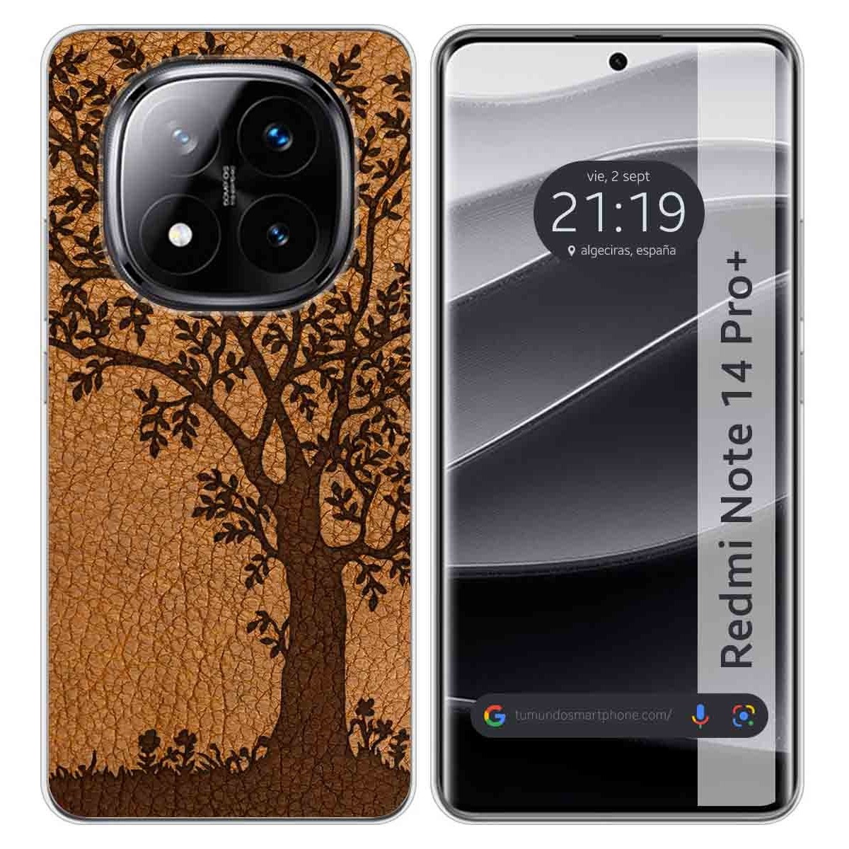 Funda Silicona para Xiaomi Redmi Note 14 Pro+ Plus 5G diseño Cuero 03 Dibujos