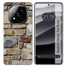 Funda Silicona para Xiaomi Redmi Note 14 Pro+ Plus 5G diseño Ladrillo 03 Dibujos