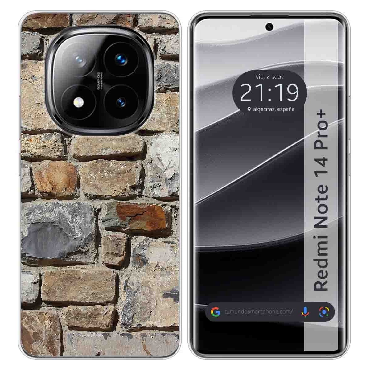 Funda Silicona para Xiaomi Redmi Note 14 Pro+ Plus 5G diseño Ladrillo 03 Dibujos