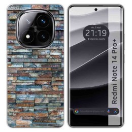 Funda Silicona para Xiaomi Redmi Note 14 Pro+ Plus 5G diseño Ladrillo 05 Dibujos