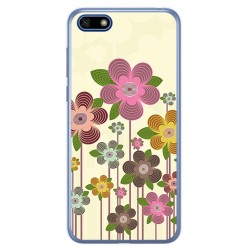 Funda Gel Tpu para Huawei Honor 7S / Y5 2018 Diseño Primavera En Flor Dibujos
