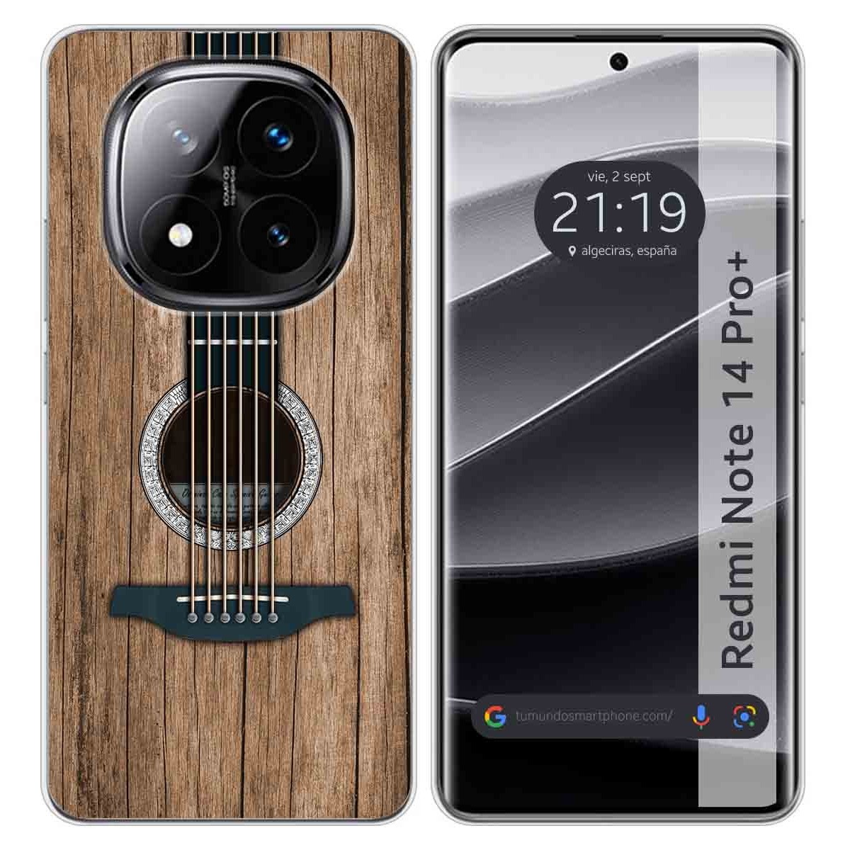 Funda Silicona para Xiaomi Redmi Note 14 Pro+ Plus 5G diseño Madera 11 Dibujos