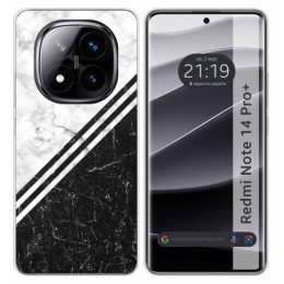 Funda Silicona para Xiaomi Redmi Note 14 Pro+ Plus 5G diseño Mármol 01 Dibujos