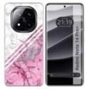 Funda Silicona para Xiaomi Redmi Note 14 Pro+ Plus 5G diseño Mármol 03 Dibujos