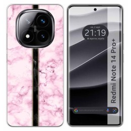 Funda Silicona para Xiaomi Redmi Note 14 Pro+ Plus 5G diseño Mármol 04 Dibujos