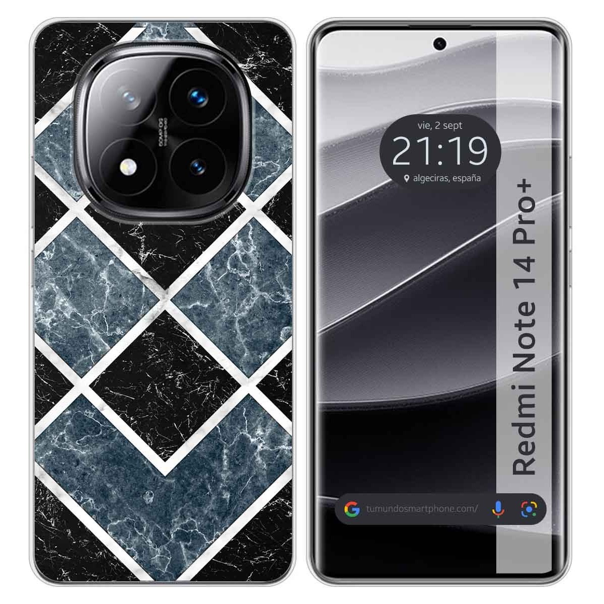 Funda Silicona para Xiaomi Redmi Note 14 Pro+ Plus 5G diseño Mármol 06 Dibujos