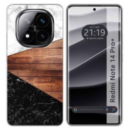 Funda Silicona para Xiaomi Redmi Note 14 Pro+ Plus 5G diseño Mármol 11 Dibujos