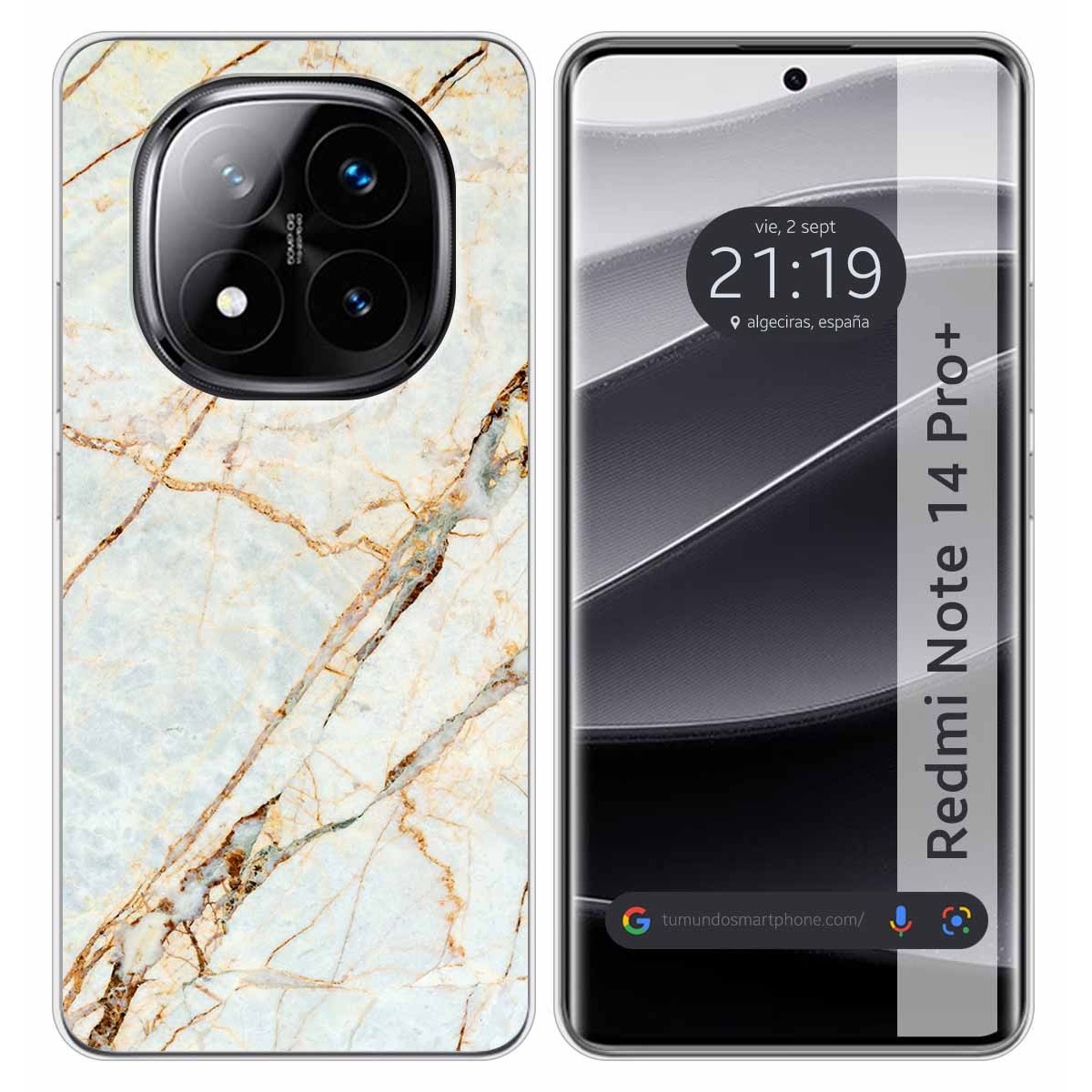 Funda Silicona para Xiaomi Redmi Note 14 Pro+ Plus 5G diseño Mármol 13 Dibujos