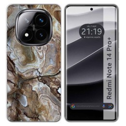 Funda Silicona para Xiaomi Redmi Note 14 Pro+ Plus 5G diseño Mármol 14 Dibujos