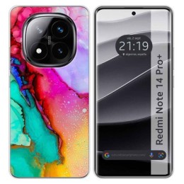 Funda Silicona para Xiaomi Redmi Note 14 Pro+ Plus 5G diseño Mármol 15 Dibujos