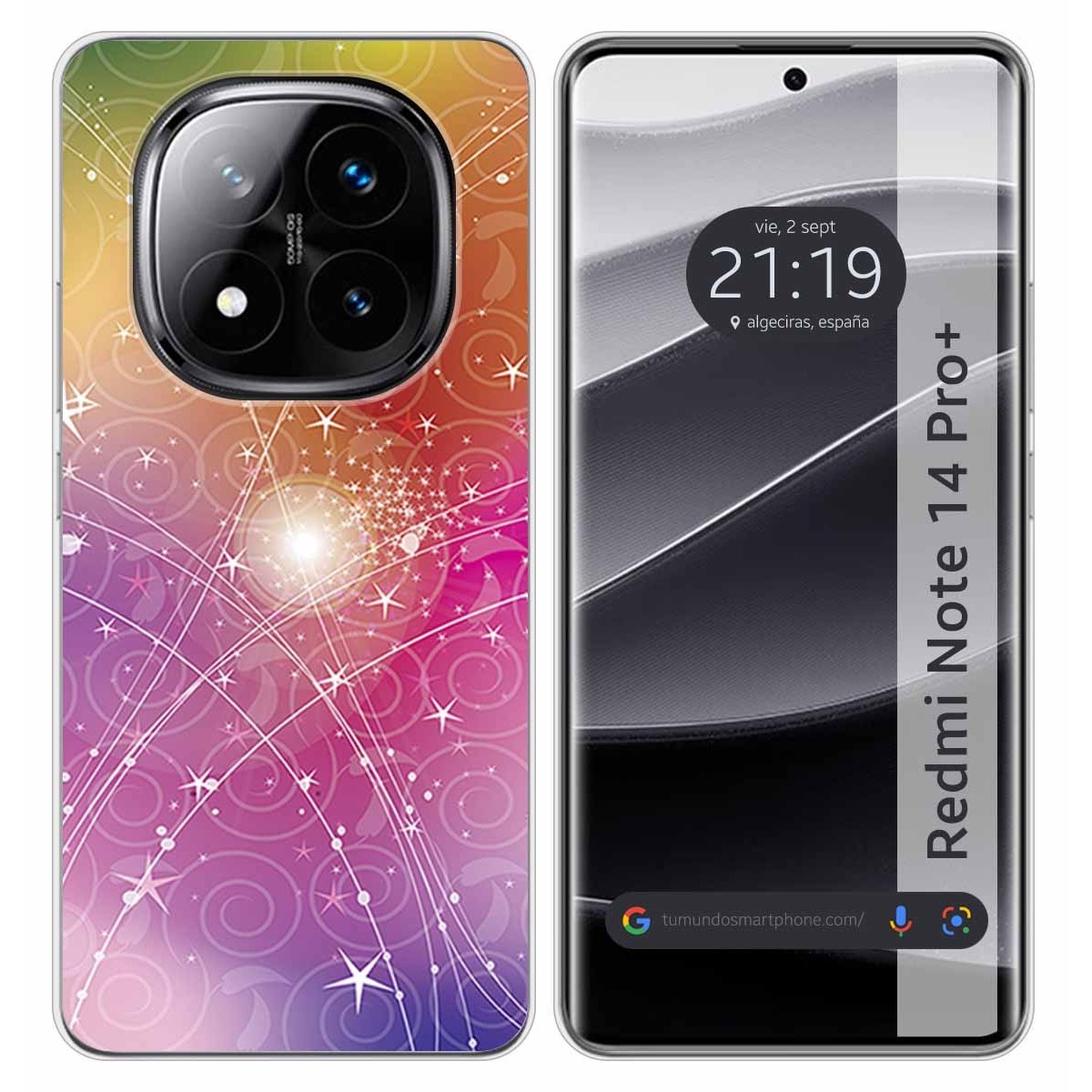 Funda Silicona para Xiaomi Redmi Note 14 Pro+ Plus 5G diseño Abstracto Dibujos