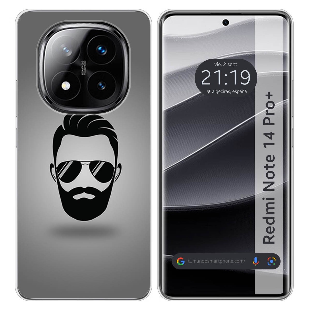 Funda Silicona para Xiaomi Redmi Note 14 Pro+ Plus 5G diseño Barba Dibujos
