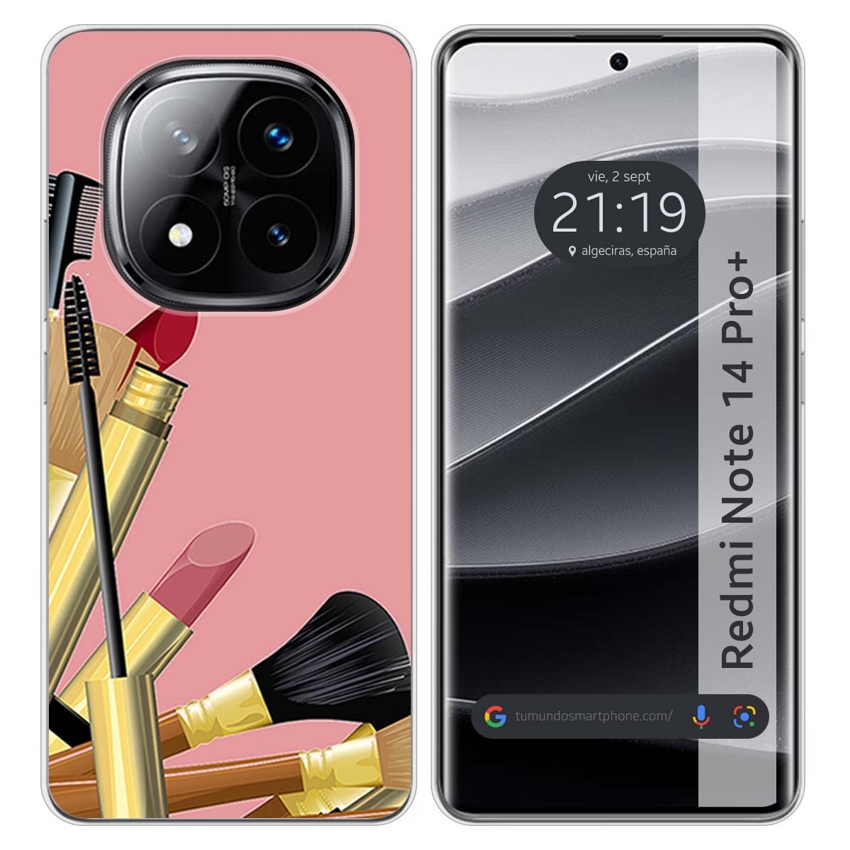 Funda Silicona para Xiaomi Redmi Note 14 Pro+ Plus 5G diseño Brochas Dibujos