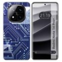 Funda Silicona para Xiaomi Redmi Note 14 Pro+ Plus 5G diseño Circuito Dibujos