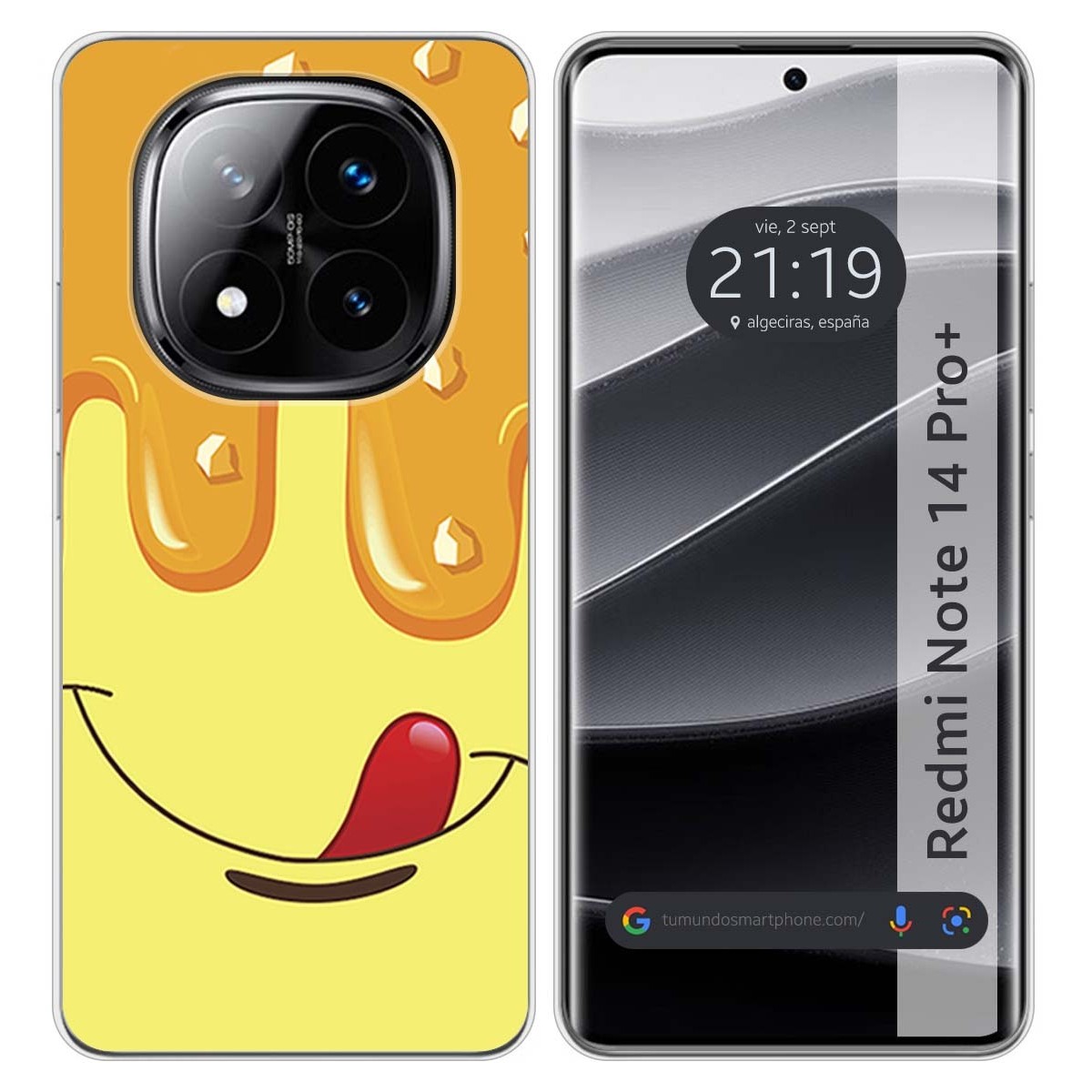 Funda Silicona para Xiaomi Redmi Note 14 Pro+ Plus 5G diseño Helado Vainilla Dibujos