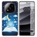 Funda Silicona para Xiaomi Redmi Note 14 Pro+ Plus 5G diseño Libro Cuentos Dibujos