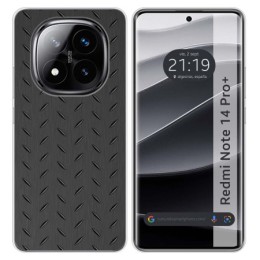 Funda Silicona para Xiaomi Redmi Note 14 Pro+ Plus 5G diseño Metal Dibujos