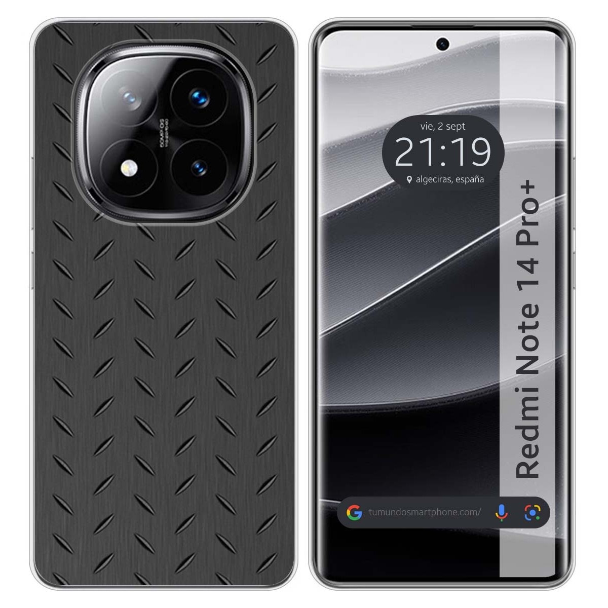 Funda Silicona para Xiaomi Redmi Note 14 Pro+ Plus 5G diseño Metal Dibujos