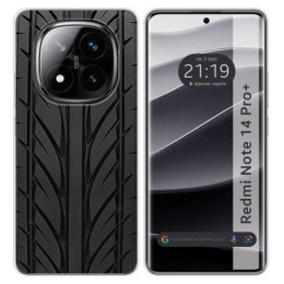Funda Silicona para Xiaomi Redmi Note 14 Pro+ Plus 5G diseño Neumatico Dibujos