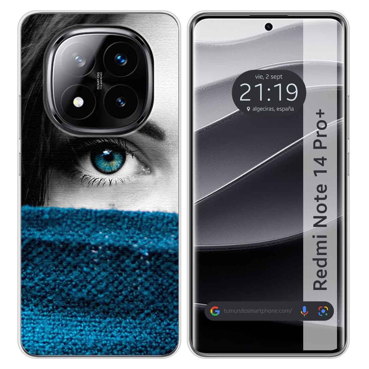 Funda Silicona para Xiaomi Redmi Note 14 Pro+ Plus 5G diseño Ojo Dibujos