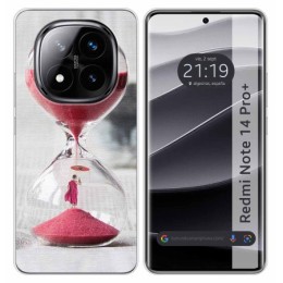 Funda Silicona para Xiaomi Redmi Note 14 Pro+ Plus 5G diseño Reloj Dibujos
