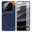 Funda Silicona para Xiaomi Redmi Note 14 Pro+ Plus 5G diseño Vaquero Dibujos