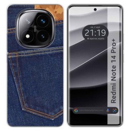 Funda Silicona para Xiaomi Redmi Note 14 Pro+ Plus 5G diseño Vaquero Dibujos